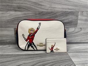 COACH X MARVEL JES CROSSBODY CAROL DANVERS CAPTAIN MARVEL NO